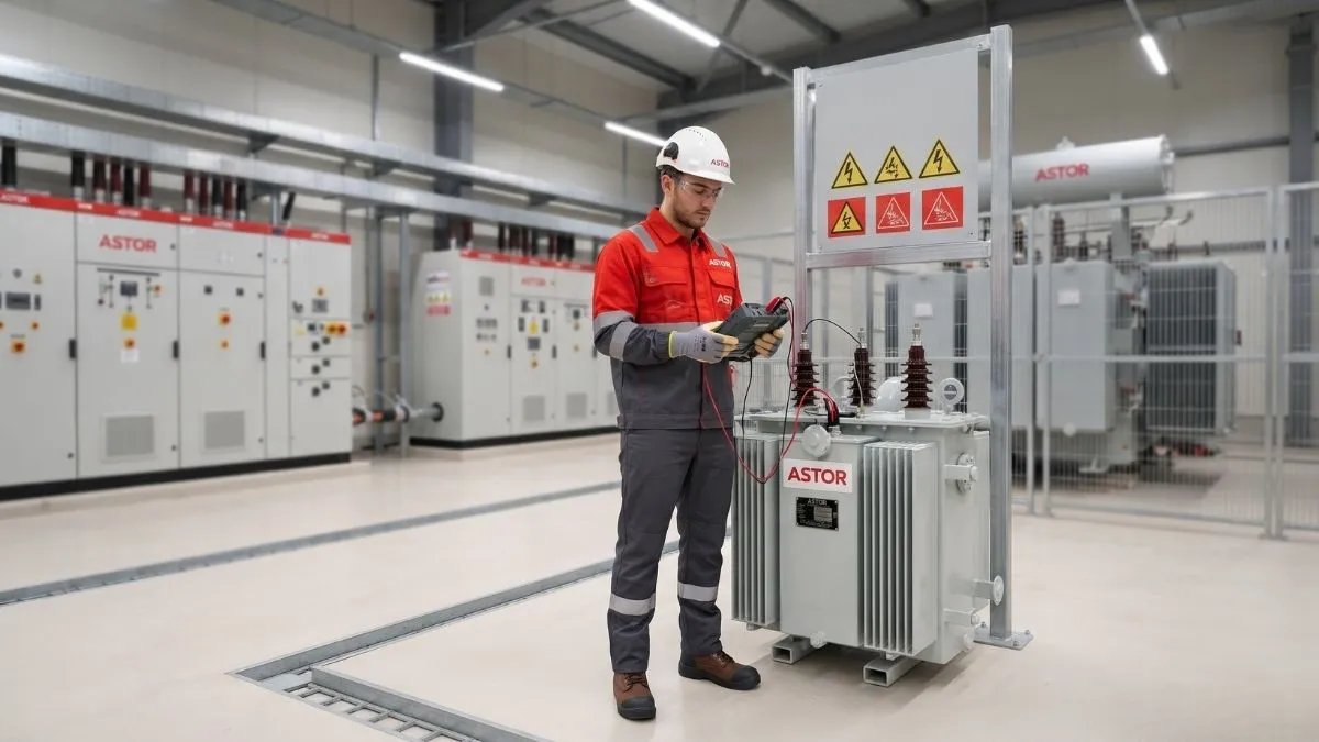 Astor transformatörde arıza tespiti ve saha incelemesi