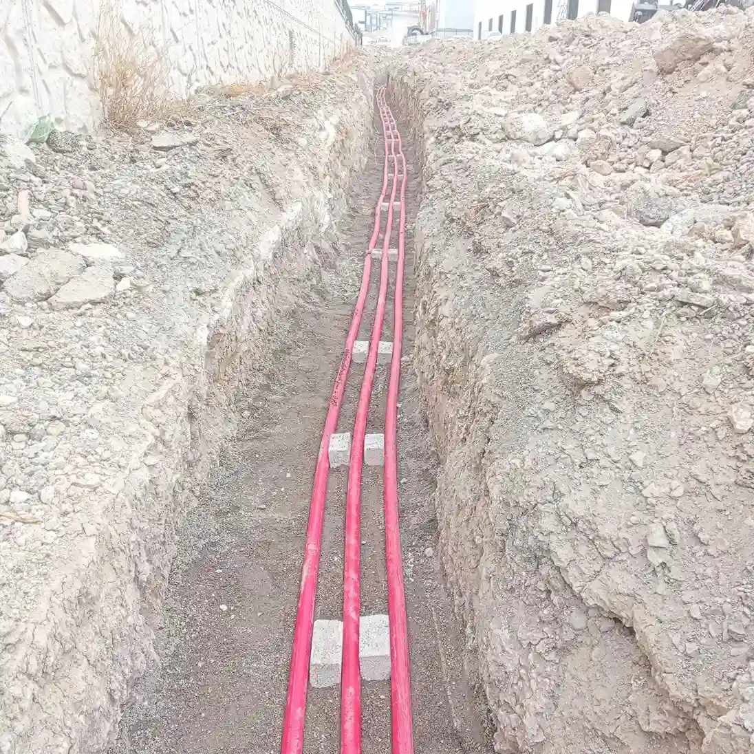 yeraltından enh çekim ve döşeme